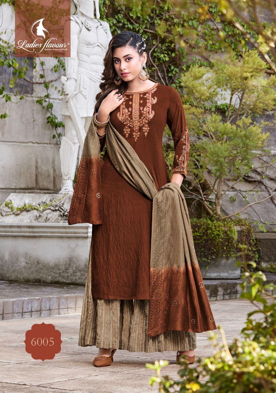  Ladies Flavour Ruhana 5 Exclusive Wear Pure Viscose Wholesale Readymade Suit Collection